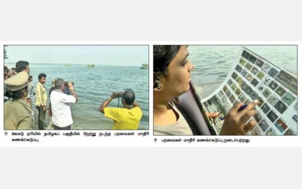 Survey of Birds on Kazhuveli, Ossudu Lake