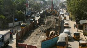 metro-rail-works-traffic-change-on-pasumpon-muthuramalinga-devar-road-from-feb-1-to-feb-7