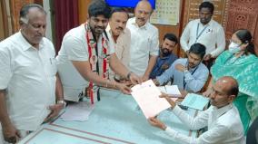 erode-east-by-election-aamk-candidate-shiv-prashant-filed-nomination