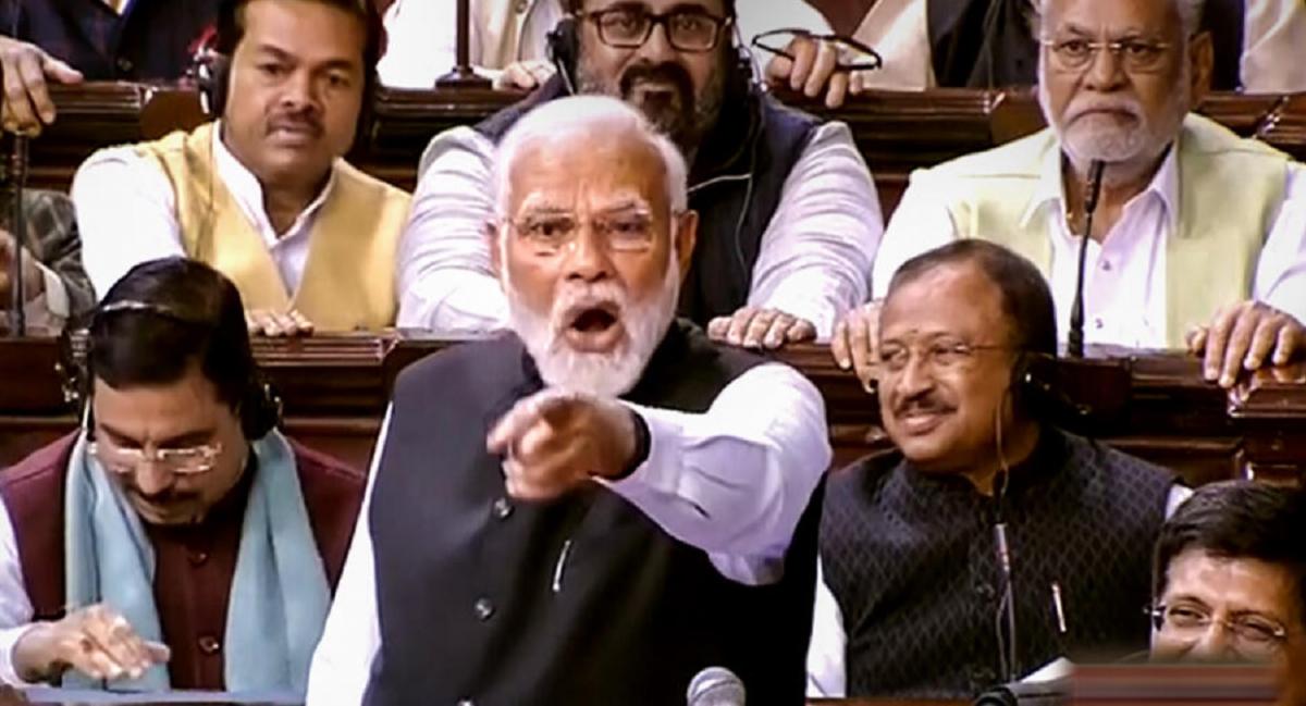 “Lotus blooms to wash away the mud” – PM Modi’s speech in the Rajya Sabha