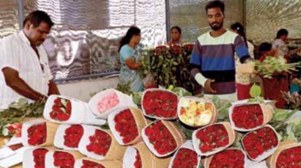 Farmers worried over Hosur Rose Exports Down 60 percentage