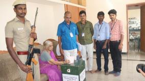 erode-east-byelection-elderly-differently-abled-cast-their-votes-at-home