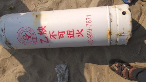 Chinese cylinder decommissioned in Nagai