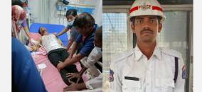 policeman-saved-a-young-man-who-fainted-from-a-heart-attack-at-a-telangana-state-bus-stand