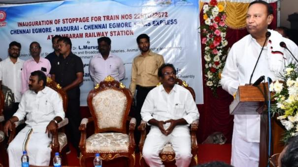 Before taking office as MP, I gave letter to stop Tejas train at Tambaram: DR Balu