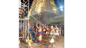 brahmotsavam-begins-with-flag-hoisting-at-tiruttani-kanchi-kamachi-and-thiruporur-kandaswamy-temples