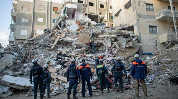 1.60 லட்சம் கட்டிடங்கள் தரைமட்டம்: துருக்கியில் வீடுகள் கட்டும் பணி தொடக்கம்