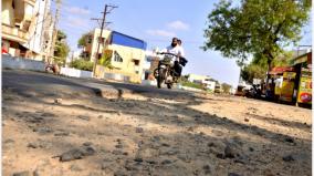 rs-80-crore-road-in-madurai-dilapidated-in-one-year