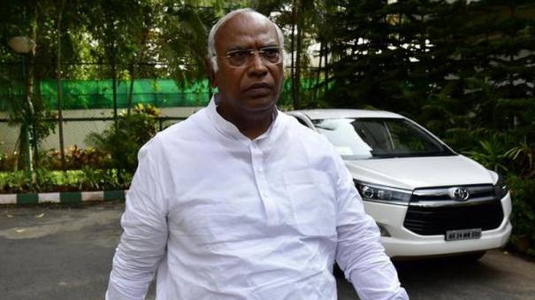 Mallikarjun Kharge is coming to Chennai tomorrow