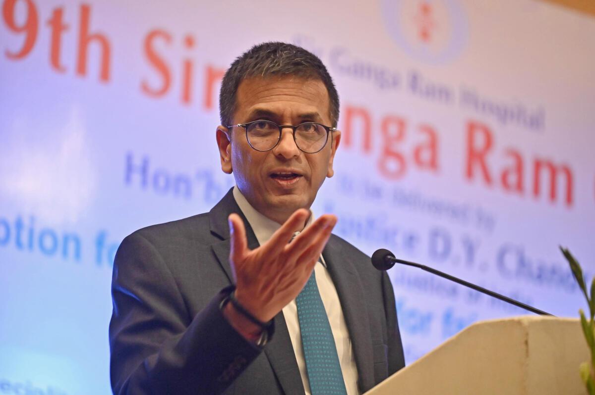 Quality medical care should be ensured for all – opined Supreme Court Chief Justice Chandrachud