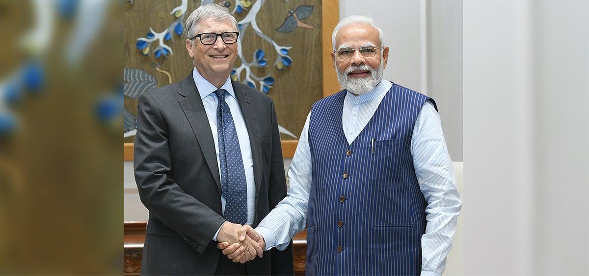 India’s progress in many sectors including health promising: Bill Gates meets PM Modi