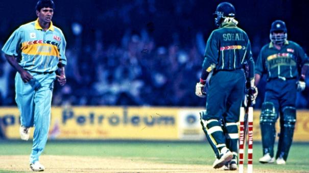 Today in Indian Cricket OTD (09-03-1996): Angry Amir Sokhail.. Angry Venkatesh Prasad.. Can we forget that match?