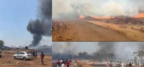 a-fire-broke-out-on-a-movie-set-items-worth-several-lakhs-were-burnt-to-ashes