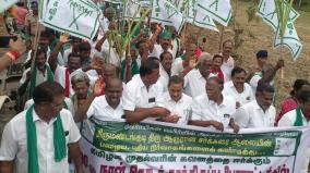 farmers-protest-against-private-sugar-factory-continues-100th-day