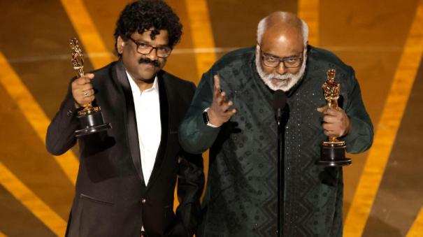The song Nattu Nattu from the movie RRR won the Oscar award