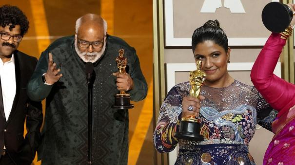 RRRs Naatu Naatu song The Elephant Whisperers documentary wins 2 Oscars for India