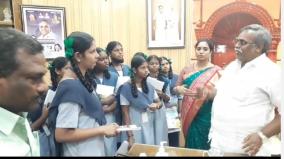 speaker-minister-conversation-with-government-school-girls-students