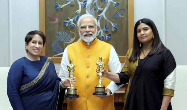 Oscar winning film crew of 'Elephant Whisperers' meets PM Modi