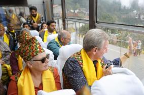 west-bengal-governor-s-party-for-g20-invitees-who-travel-toy-train-to-darjeeling