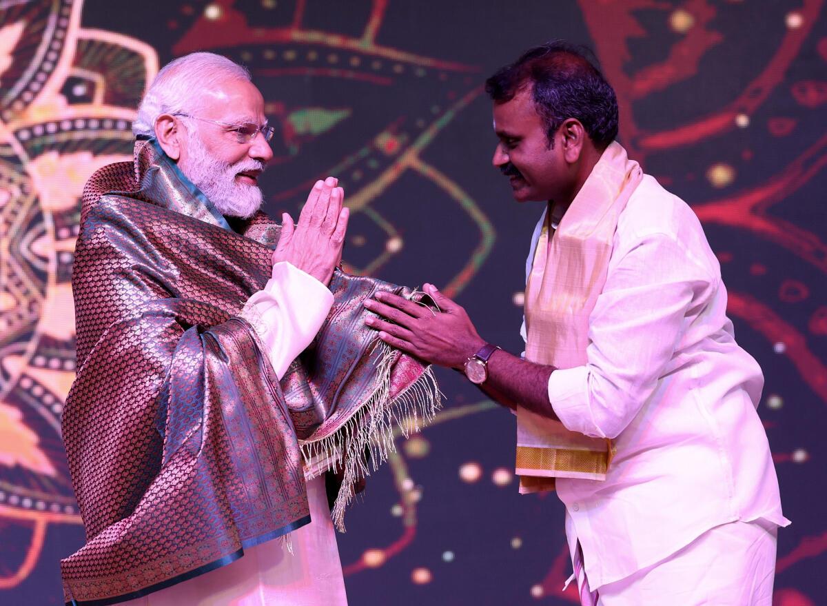 ‘Disqualification rules in 1,200-year-old Tamil inscription’ – PM Modi at Tamil New Year celebrations