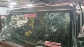 periyakulam-clash-at-ambedkar-birthday-function-police-jeep-damaged-in-attack-on-police-station