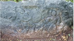 a-17th-century-parai-music-memorial-stone-found-near-veppanapally