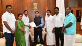 ptr-audio-controversy-tamil-nadu-bjp-committee-met-governor-for-demanding-action