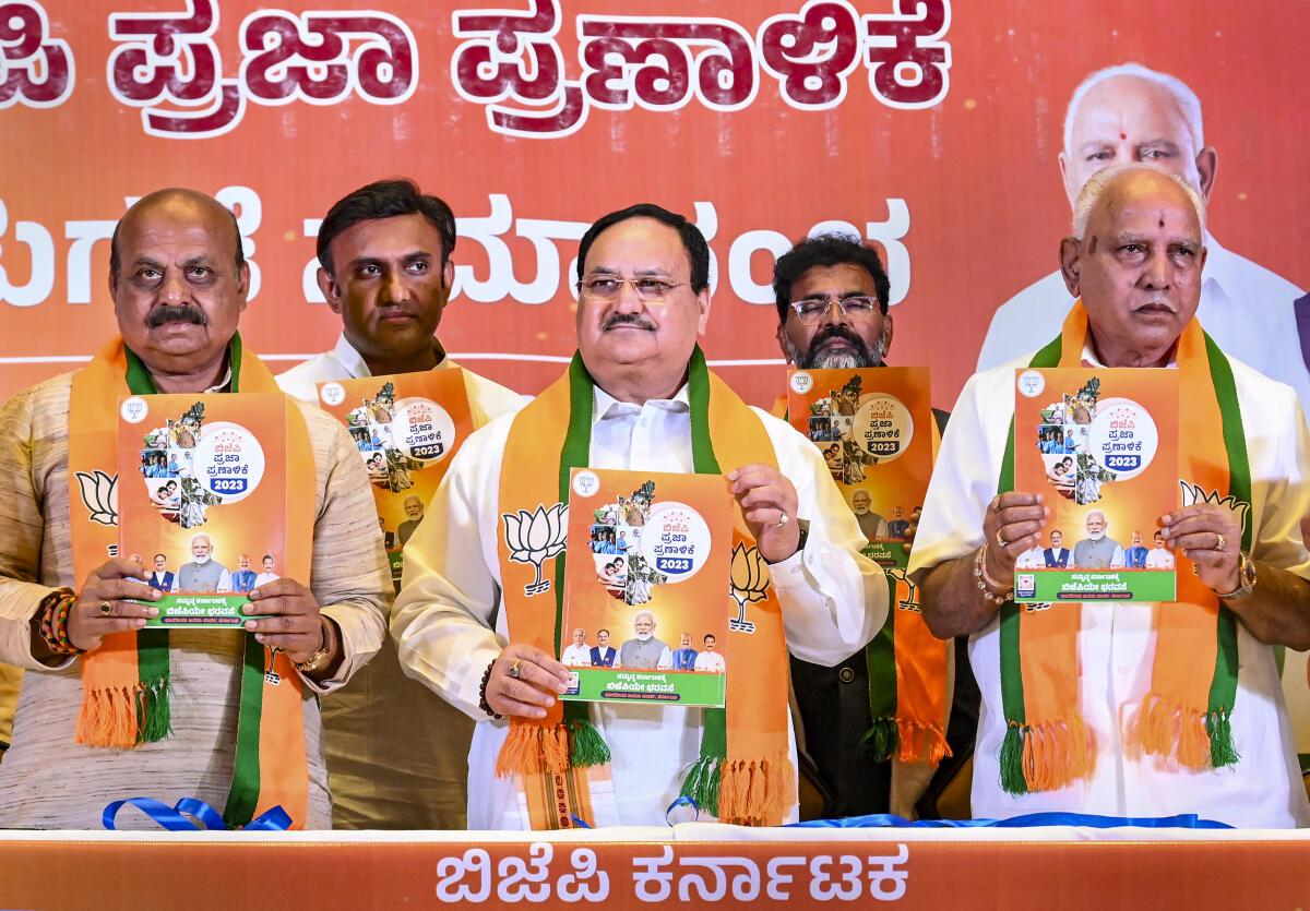 ‘Uniform Civil Code, Free Gas Cylinder…’ – BJP Confirms in Karnataka Election Manifesto