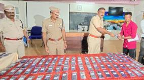 150-cell-phones-worth-rs-23-lakhs-that-went-missing-on-virudhunagar-have-been-handed-over-to-the-owners