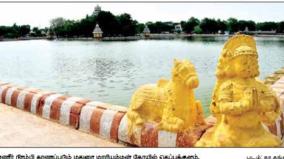 mariamman-temple-theppakulam-was-filled-with-continuous-summer-rains