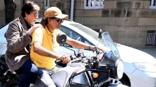 Amitabh Bachchan says he didnt break traffic rules in helmetless bike ride