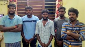 private-bus-glass-smashed-near-thiruvarur-5-arrested-for-murder-threatening-to-bus-conductor