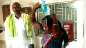 attempt-was-made-to-set-a-woman-councilor-on-fire-in-the-narikkudi-panchayat-union-office