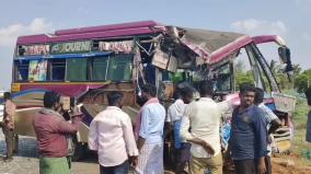 private-bus-and-van-collision-accident-near-palayangottai-29-people-got-injury