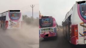 risk-of-accident-due-to-competing-private-buses-on-mettur-mechery-road