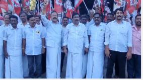 annamalai-should-be-taken-back-by-bjp-leadership-puducherry-aiadmk-protest