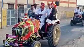 groom-went-in-procession-51-tractors-for-wedding-to-be-held-in-bride-s-town