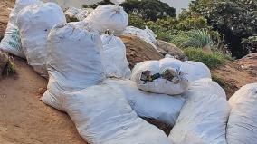 14-tons-of-plastic-waste-collected-on-velliangiri-hill