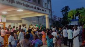 tiruvannamalai-govt-hospital-infant-death-relatives-protest