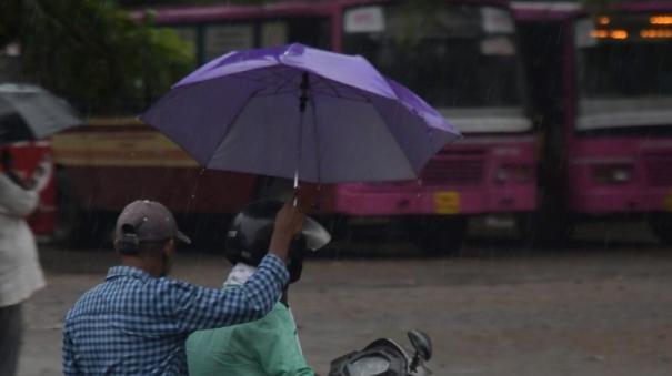 Heavy rains in various parts of Chennai