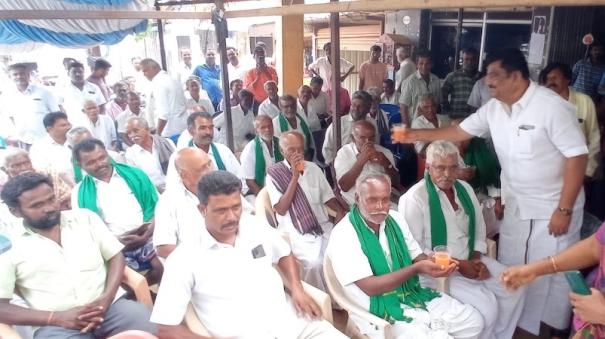 kirishnagiri farmers protest withdraw