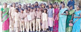 5-km-daily-we-walk-bus-facility-should-be-provided-to-go-to-school-students-appeal-by-meeting-district-collector