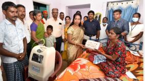 krishnagiri-collector-help-to-girl-of-respiratory-failure