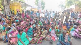 panchayat-president-arrested-in-bribery-case-near-rajapalayam-public-protest