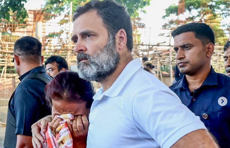 ‘Cries for help’ – Rahul Gandhi comments on visit to relief camp in Manipur