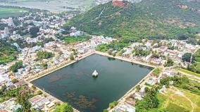 thirukalukundram-vedhagiriswarar-temple-sangu-theertham-pond-cleaning-issue