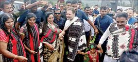 rahul-gandhi-an-enthusiastic-welcome-when-he-arrived-at-muthanadu-manth-near-ooty