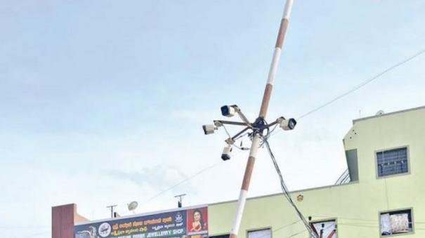 Defective CCTV Camera Spreads 'Red Carpet' for Crime Incidents on Veppanapalli Bordering two States