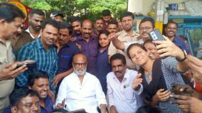 rajinikanth-visited-where-he-works-as-conductor-in-bengaluru-talked-to-employees