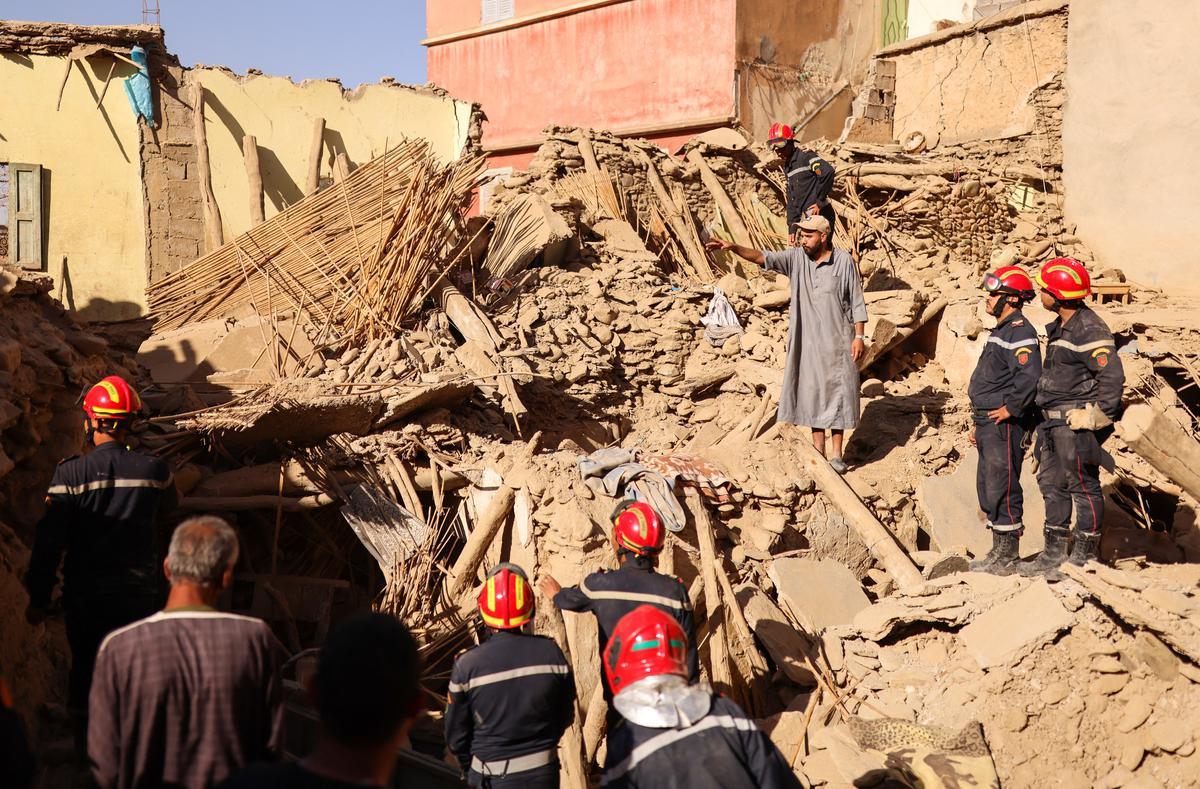மொராக்கோவில் ஏற்பட்ட சக்திவாய்ந்த நிலநடுக்கத்தில் உயிரிழந்தோர் எண்ணிக்கை 2 ஆயிரத்தை தாண்டியது | Death toll from powerful earthquake in Morocco exceeds 2000